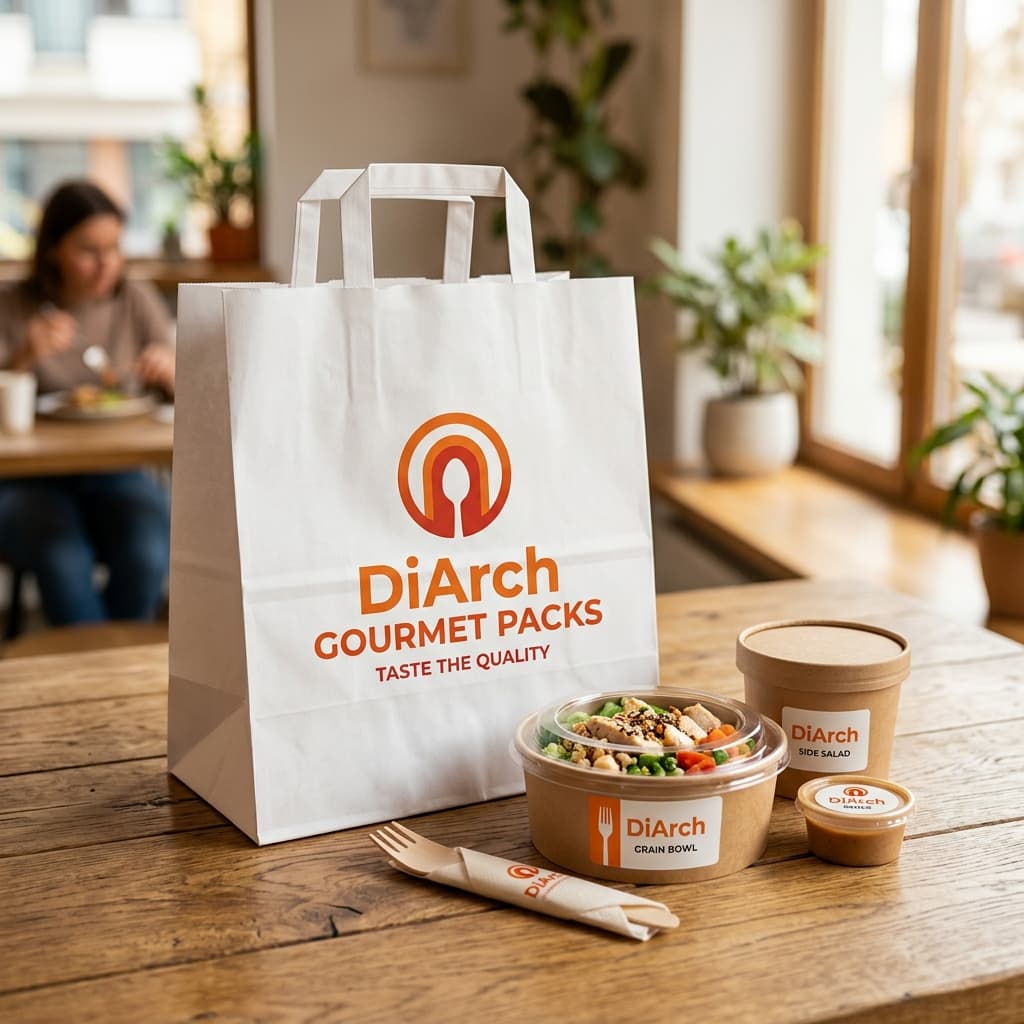 White Delivery Bag